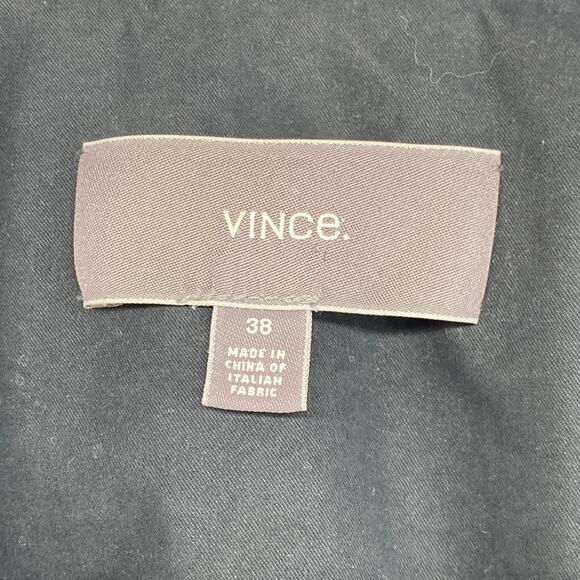 VINCE Blazer Mens 38 Jacket Sportscoat Unstructured Cotton Blend Casual Blue - Picture 5 of 11